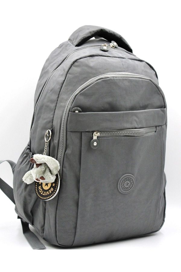 Bevitton-Gray Boy Waterproof Fabric School Backpack and Travel Consumer 1