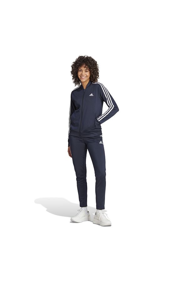 Adidas navy tracksuit womens best sale