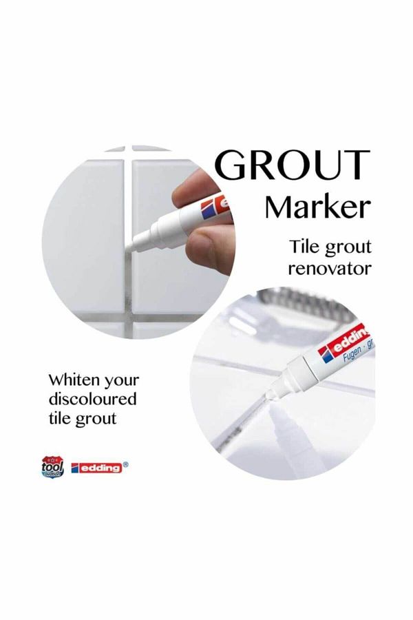 Edding-8200 tile joint marker white 1