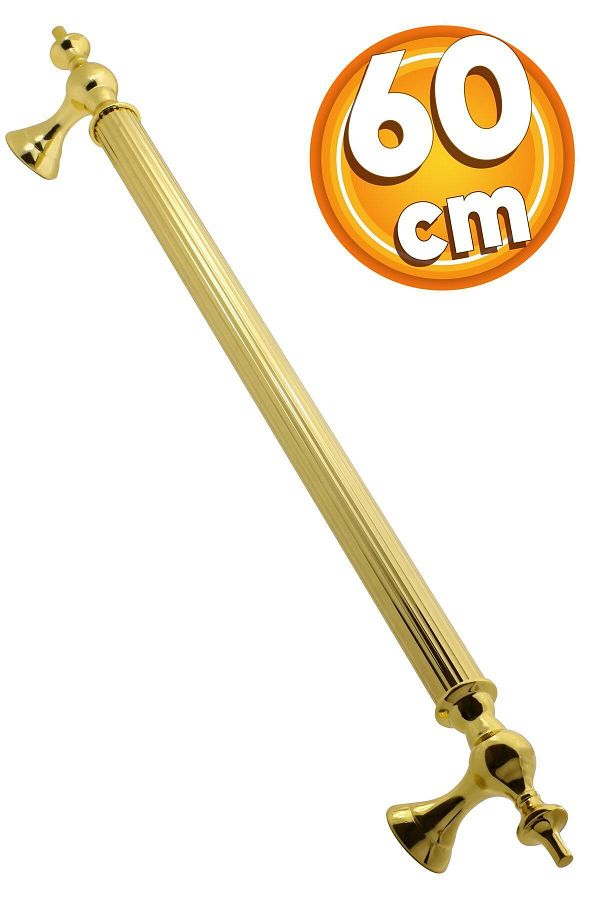 Badem10-Cukurca Sliding Door Pull Handle Handle Handle Steel External Door Handle Handle Goal Gold 60 Cm 1