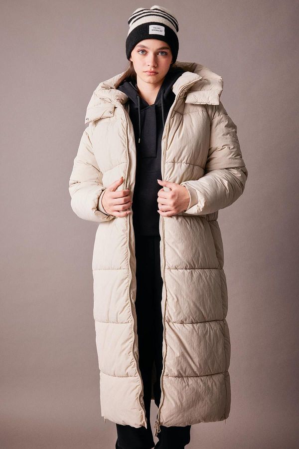 Defacto Long Puffer Jacket Parka Waterproof and Hooded A4106ax23cw Trendyol