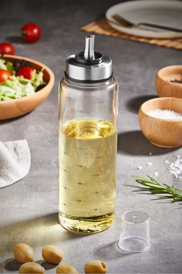 Viwares-Borosilikat-Ölflasche | 500 ml – Präziser und stilvoller Ölspender für Ihre Küche 1