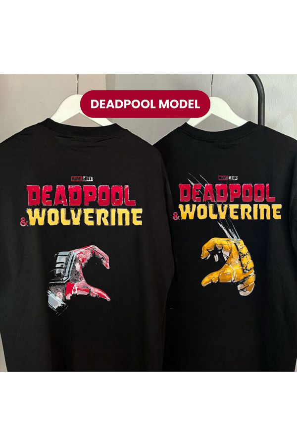 Touz Moda-Oversize tričko Deadpool a Wolverine 1