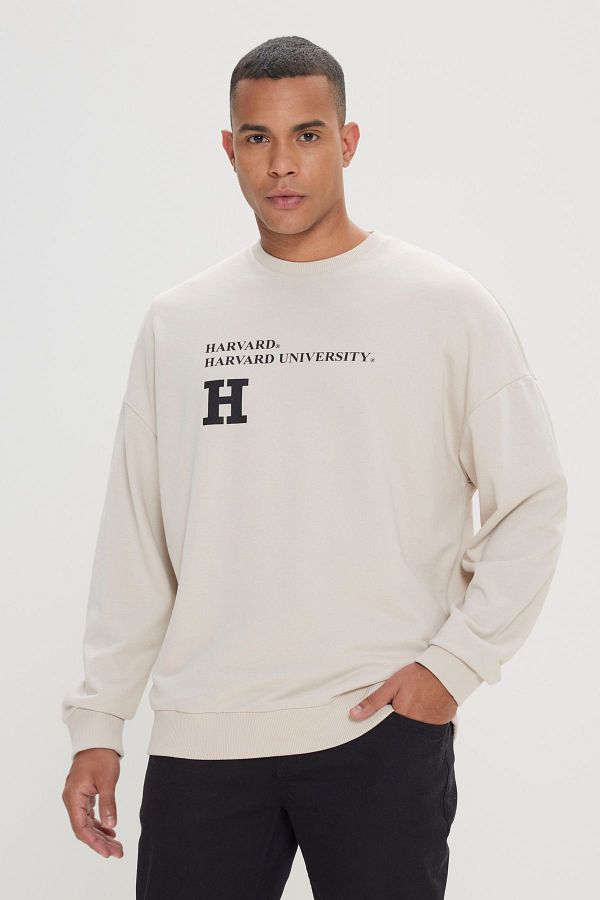 Harvard crew neck sweatshirt sale