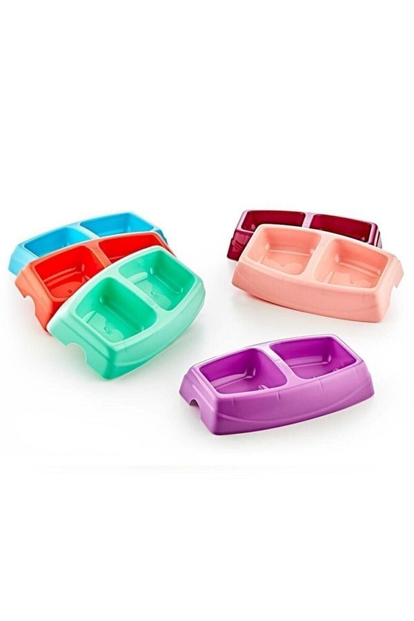 Flip-23.5*15*5 Cm Small Double Food Container - Can Write to Acceleration as Color 1