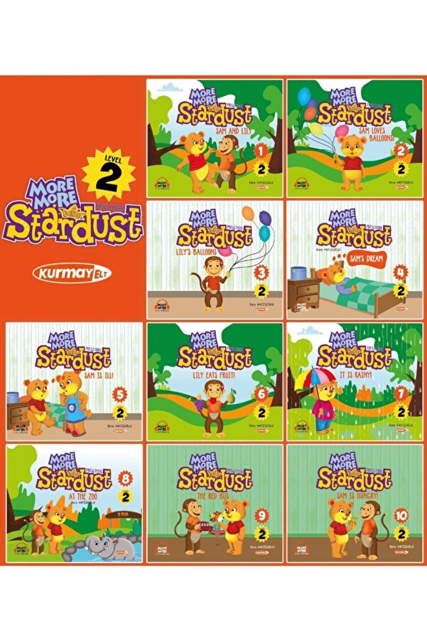 Kurmay ELT More And More Okul Öncesi 4-5 Yaş Ingilizce Hikaye Seti 10 Kitap