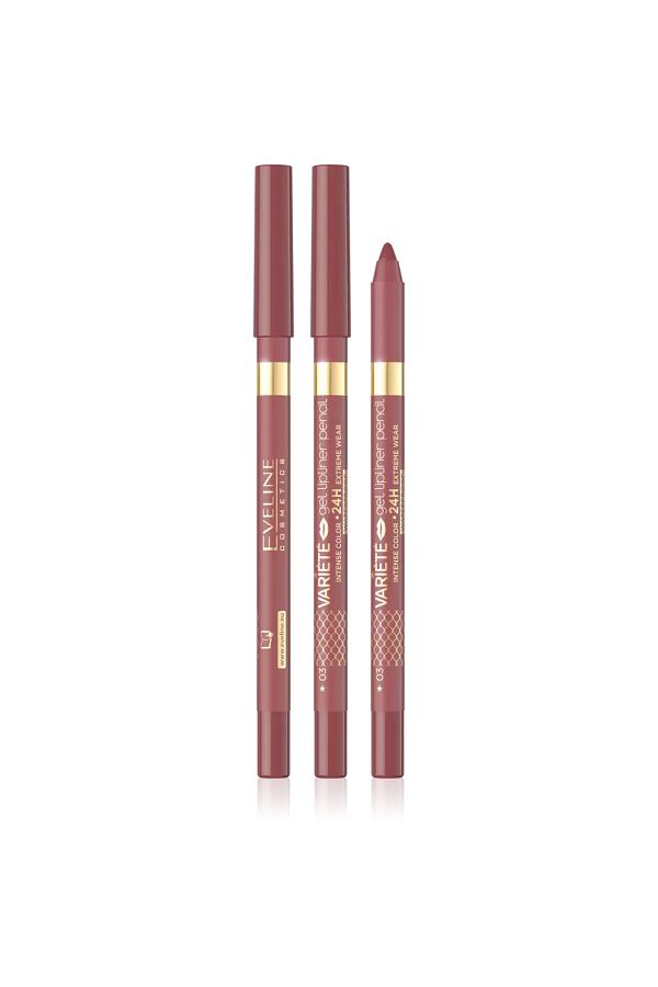 Eveline Cosmetics-Matt Gel Variete - Water Resistant Vegan Lip Liner 1