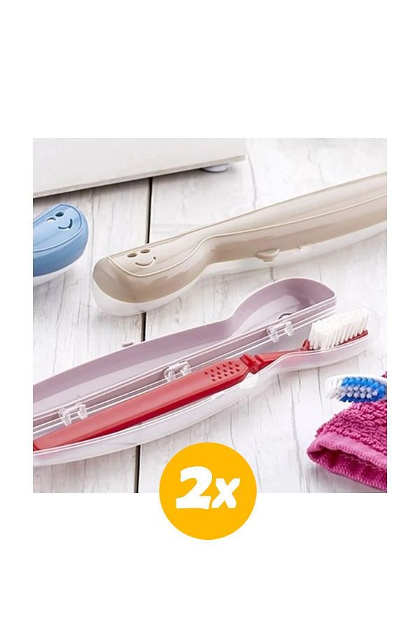 ÖzSima-Handheld Backpack Suitcase Hygienic Travel Type Toothbrush Storage Protection Clean Holding Box 1