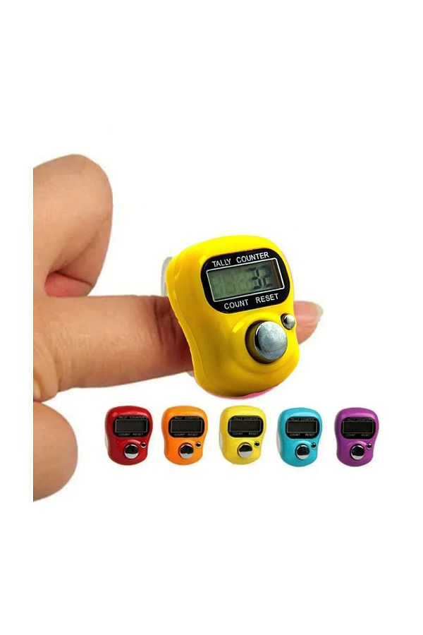 HERFİE-Digital Ring Click Counter with Silicone Strap - Zikirmatik Step Counter 1