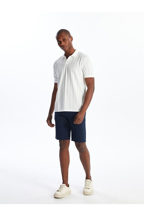 Mens slim fit linen shorts 2025