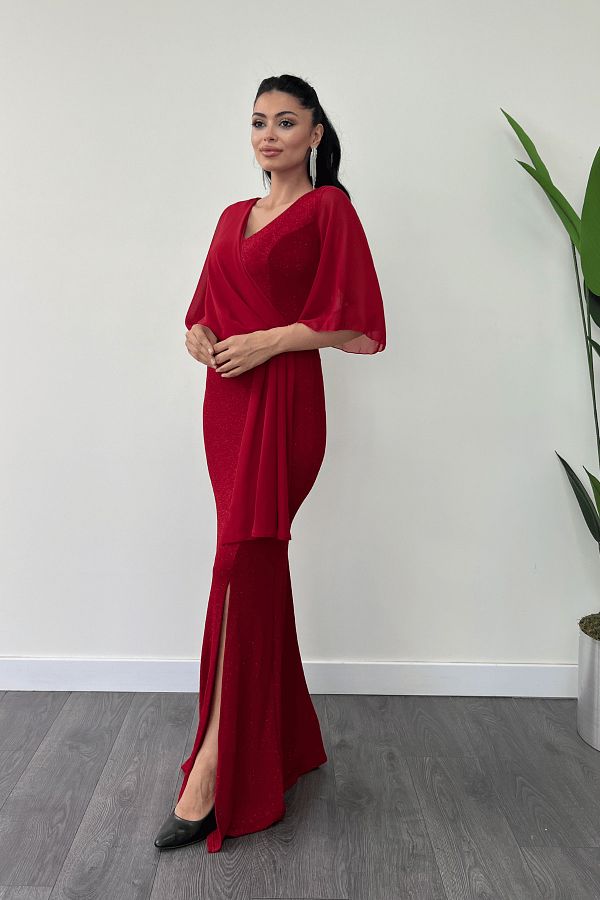 Formal dress with shawl hotsell
