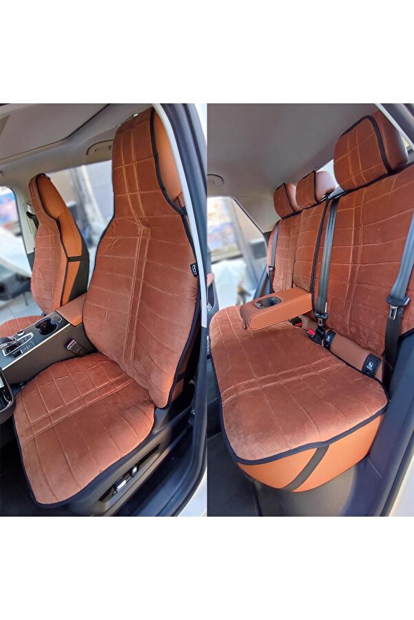 Bod Chery Omoda 5 Araca Özel Koltuk Koruyucu Taytüyü Priene Serisi Taba 2023-Sonrası