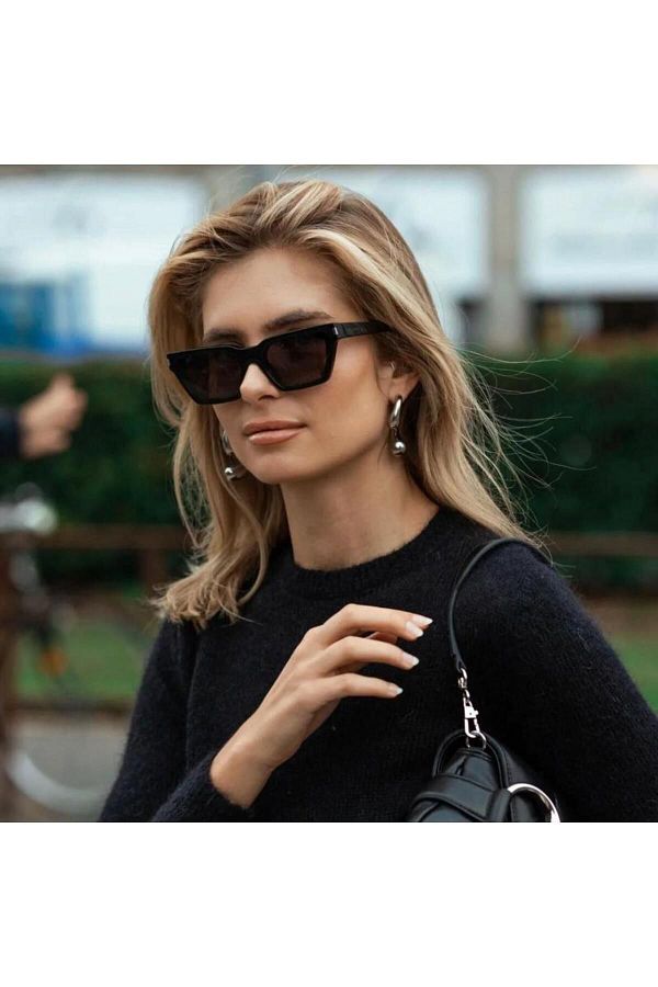 Yves Saint Laurent Sa nt Laurent Sl 633 Cal sta 001 Black Women s Sunglasses Trendyol
