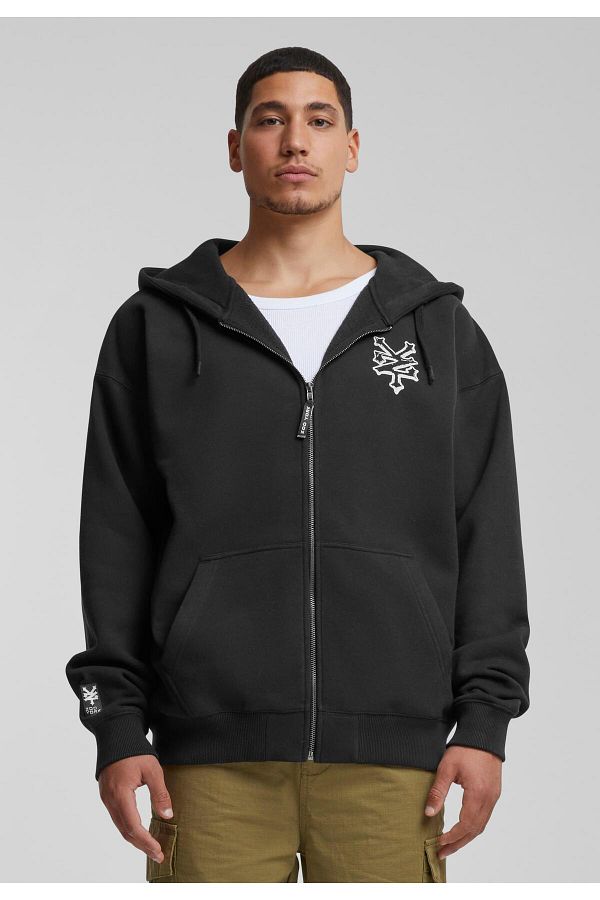 Zoo York ZM243 046 1 Zoo York Skeleton Zip Hoodie Trendyol
