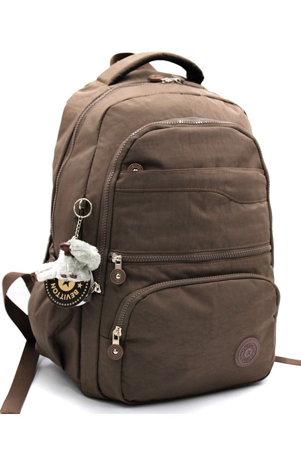 Bevitton-Unisex Waterproof Fabric Mink Color Backpack and School Bag / 2400 1