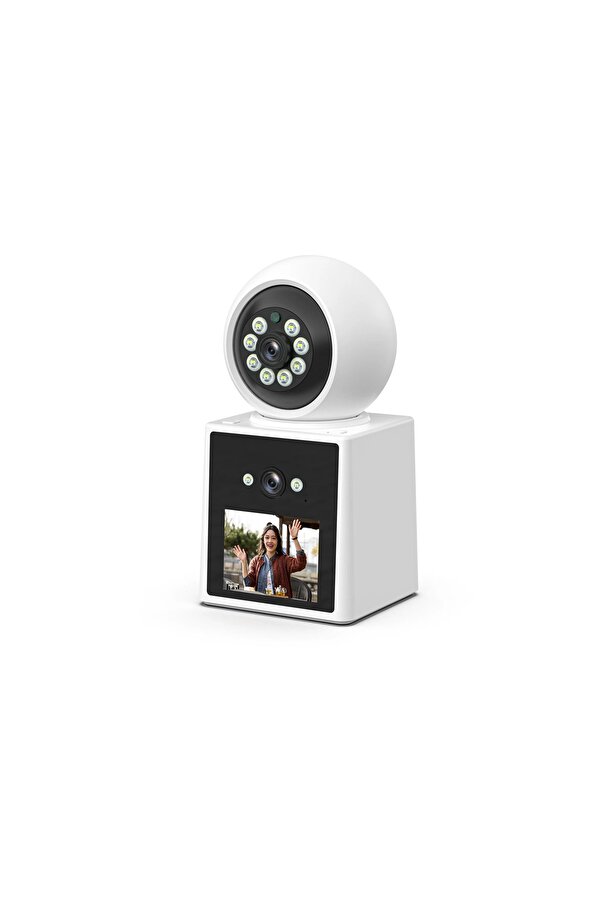 APRONX Ax-Bn120 4 Mp Dual Lens 2K 2.4" Lcd Wİ-Fİ Baby Camera