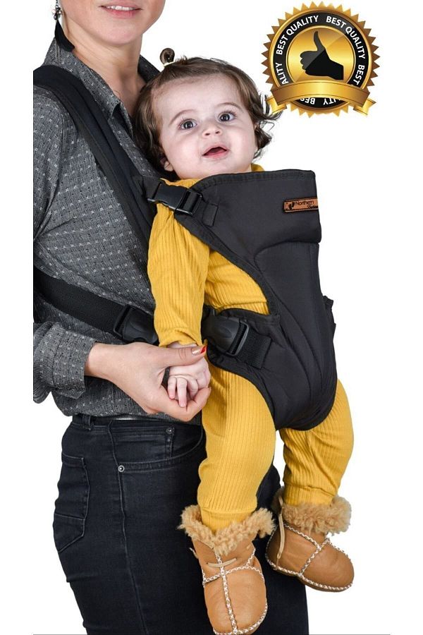 northern fashion Black Kangaroo Baby Carrier Safe Comfort Baby Carrying Bag Baby Carrier Trendyol