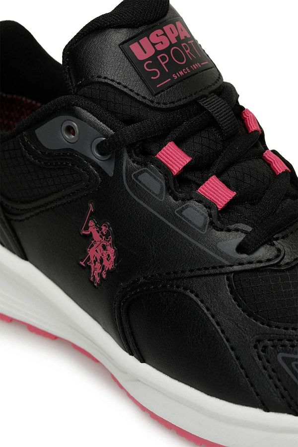 Us polo assn shoes black and pink top
