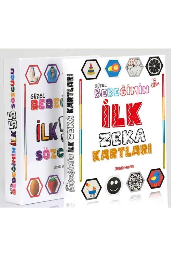EA Oyuncak Bebeğimin Ilk Zeka Kartları (flash Kart) + Flash Cards Ilk 50 Sözcük 2' Li Set