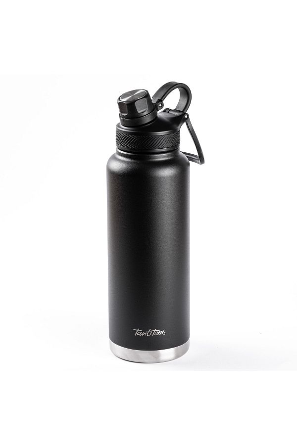 Tantitoni-BLack 1L Thermos - 2 Lids and DoubLe Layers 1