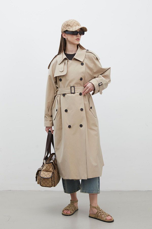 Manuka-KOPENHAG OVERSIZE TRENCHCOT CAMEL 1