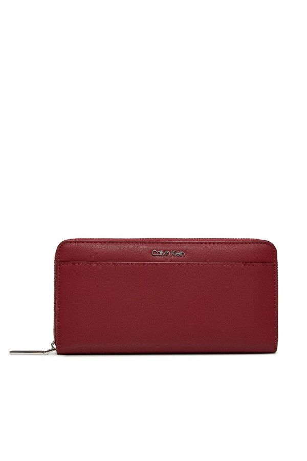 Calvin klein wallet red hot sale