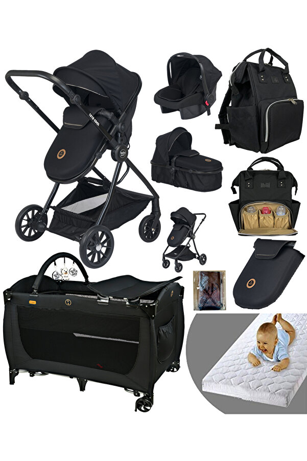 Baby Home 9 In 1 1010 Travel Sistem Bebek Arabası 560 Bebek Oyun Parkı Yatak Beşik