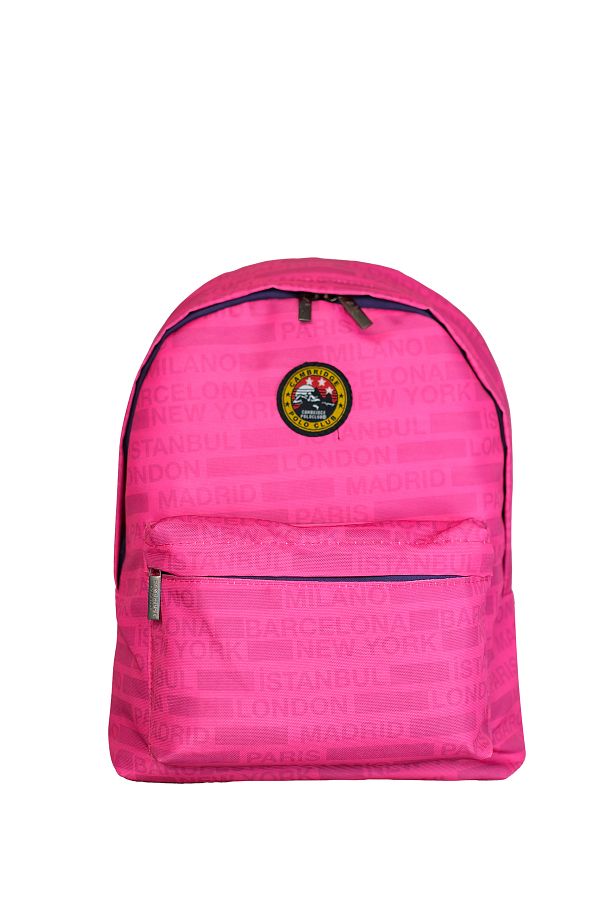 Cambridge Polo Club Cities II Unisex Backpack with Front Pocket Trendyol