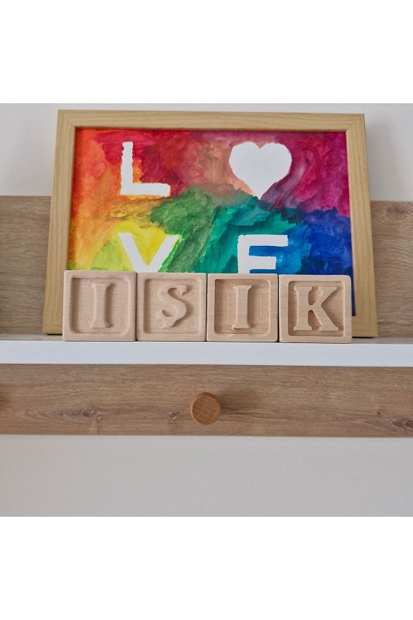 Baby wooden cube outlet