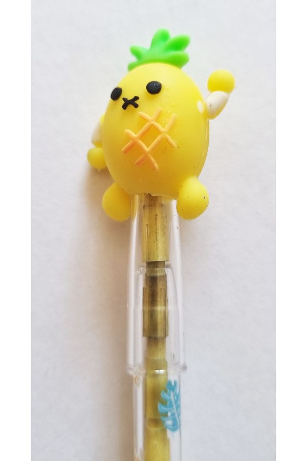 Modellino-Tropical Fruit Pattern - Egg-Loading Snap-on Pencil, Body Color Selection, 1 Piece 1