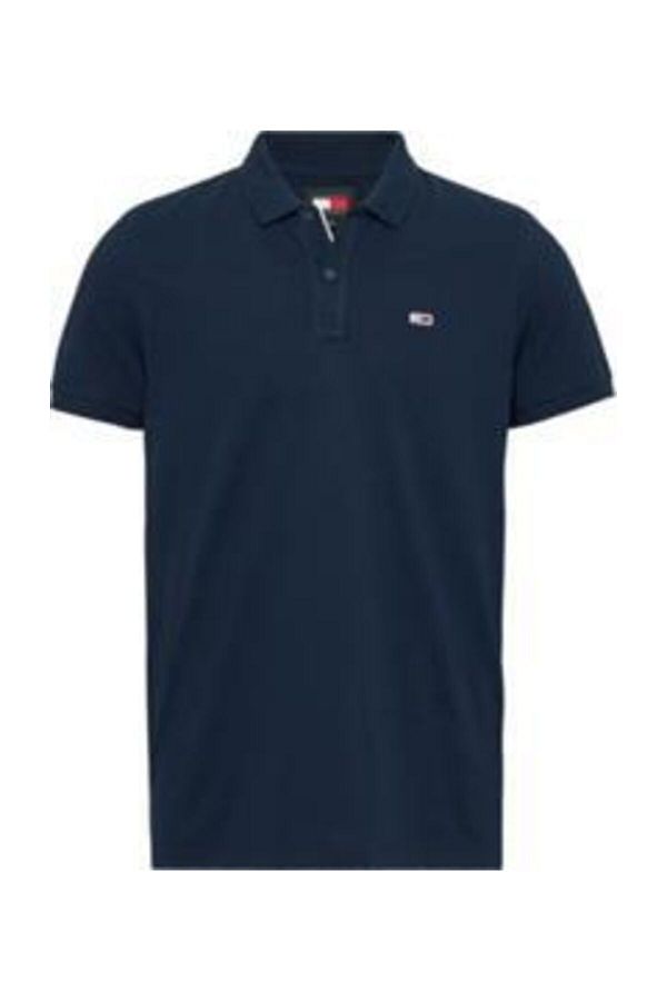 Polo tommy hilfiger bleu outlet