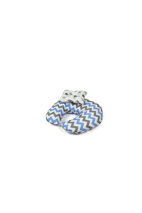 çağrı bebe Çağrı Bebe Mavi Bebek Emzirme Yastığı Ve Destek Minderi DM-002