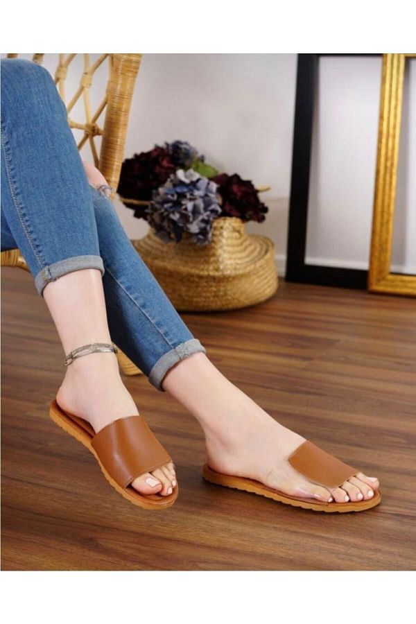 BERCHILL Women s Non Slip Street Beach Bathroom Summer Casual Transparent Slippers Trendyol