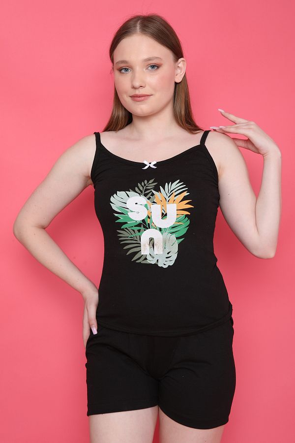 FAMES PİJAMA-Summer Shorts Set 1