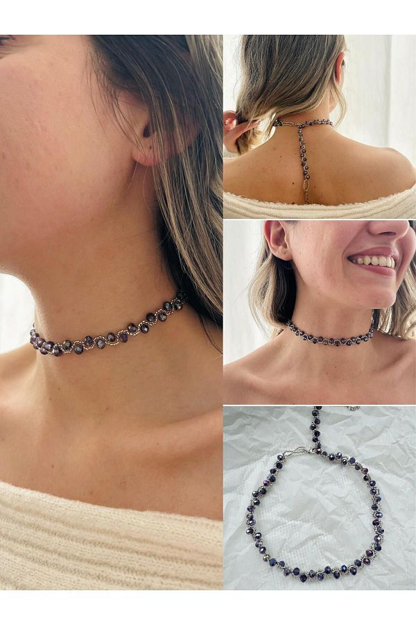 Lilac choker best sale