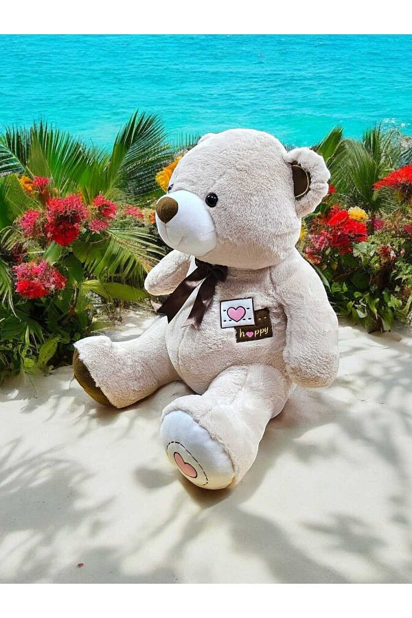 Mellito Toyzz 90 Cm Plush Toy Cute and Smurf Teddy Bear Trendyol