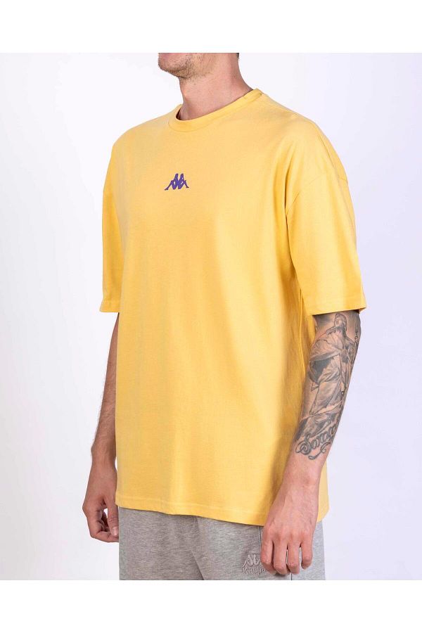 T shirt kappa gialla clearance