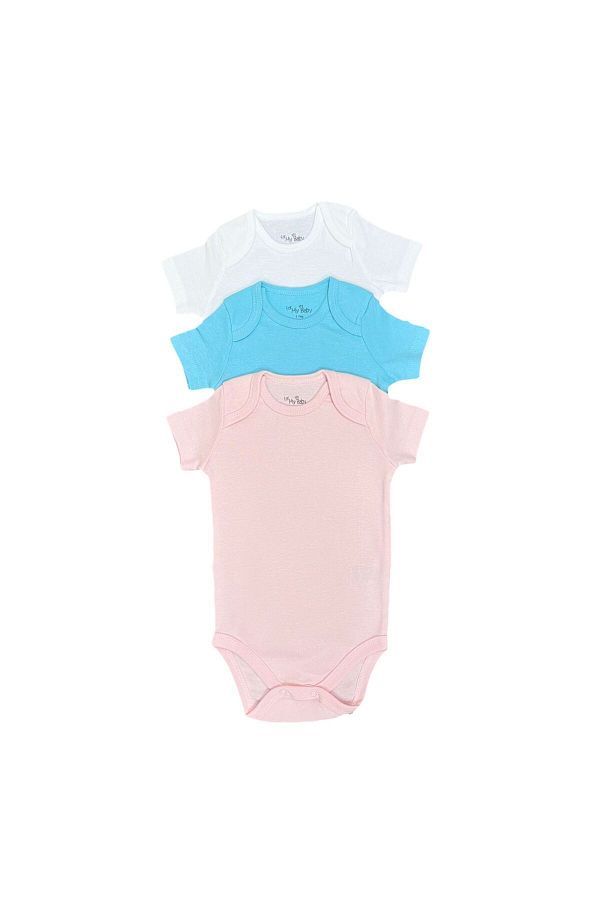 For My Baby-طقم بدلة بأكمام قصيرة مكون من 3 قطع 1