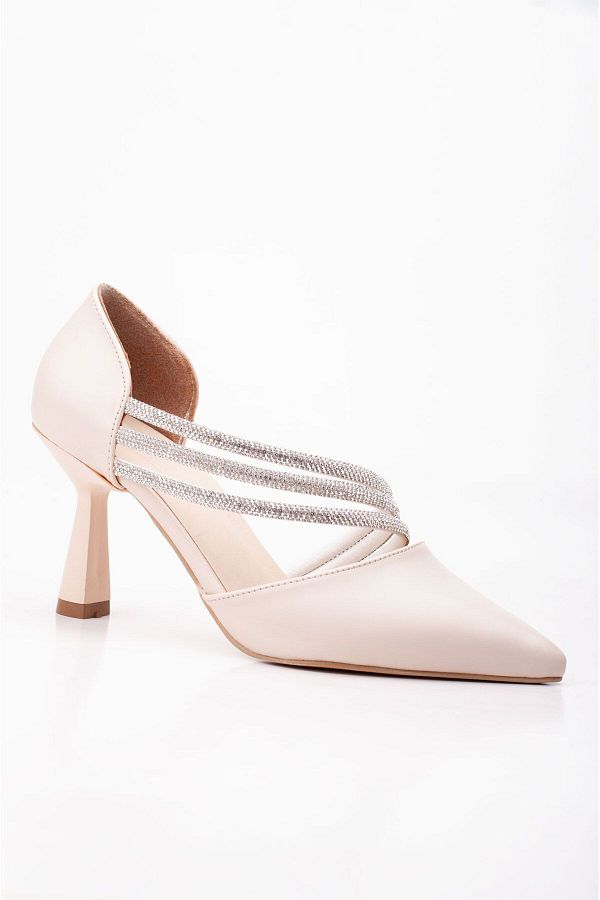 Cream evening shoes on sale