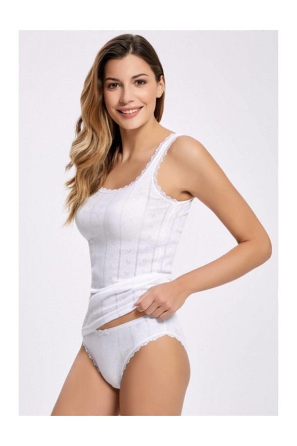 Tutku-Jacquard Gros Curea Alb Fund Top Set Dng Tekstil 1