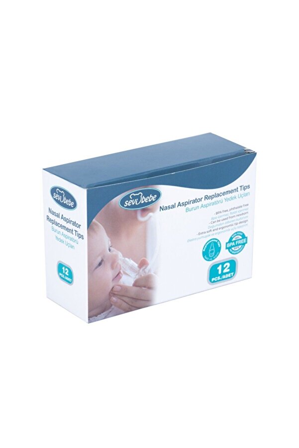 Sevi Bebe Nasal Burun Aspiratörü Yedek Uçları 12 Adet