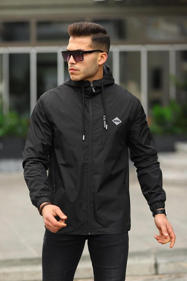 Men's lined raincoat top
