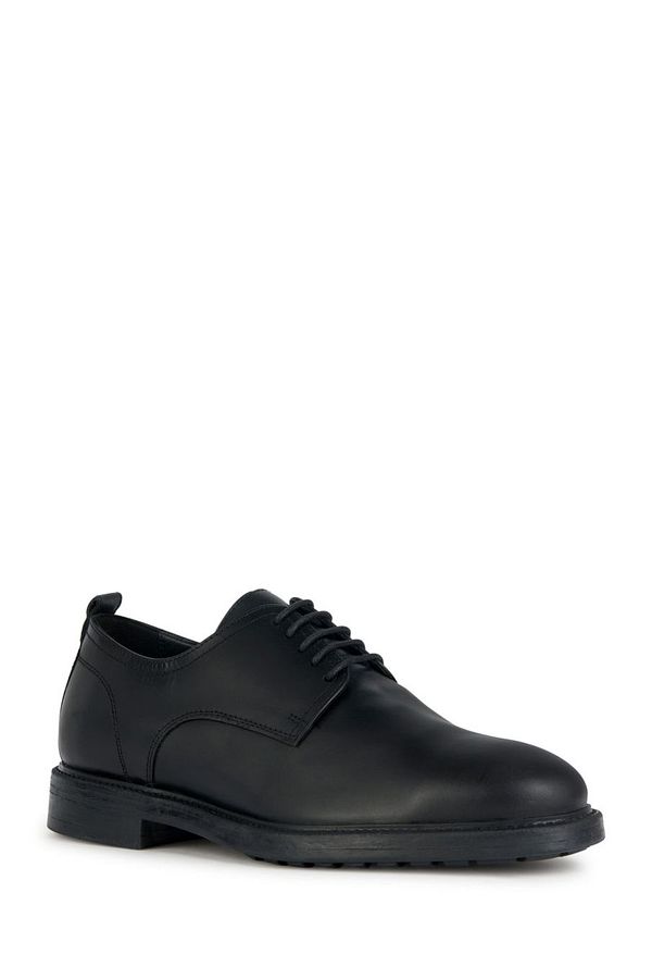 Geox Black Tiberio Men s Leather Classic Shoes Lace up Masculine U36g5e00064c9999 Trendyol
