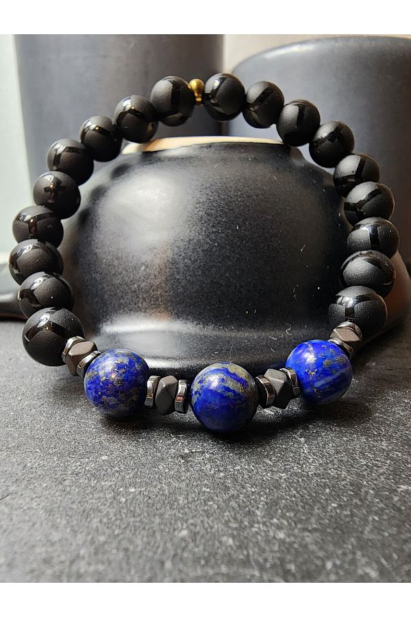 Unisex lapis lazuli bracelet outlet