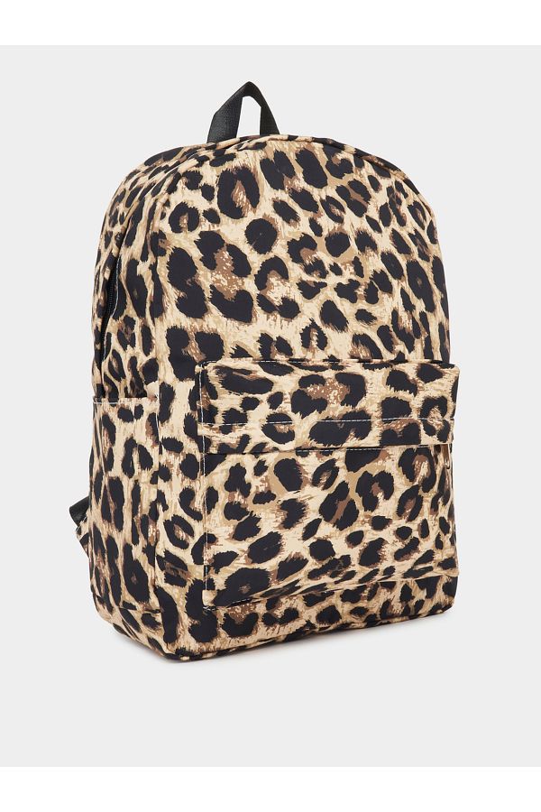 Mini leopard print backpack outlet