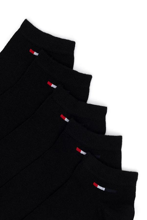 U.S. Polo Assn.-Fekete Regular Fit 5 db-os zokni csomag – Stílusos és kényelmes férfi/női zokni 1