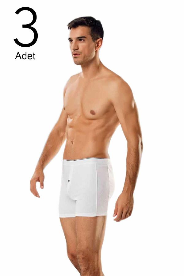 Namaldı-Pack of 3 Buttoned Men's Boxers 1