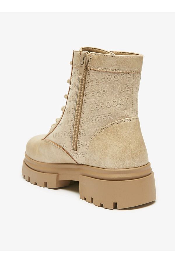 Lee cooper boots with zip closure top