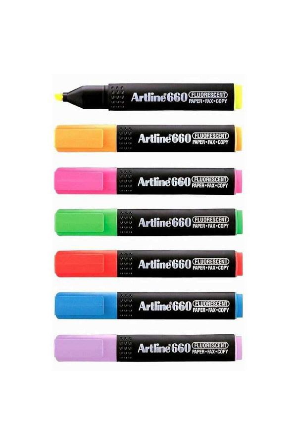 artline-660 Highlighter Set of 7 1