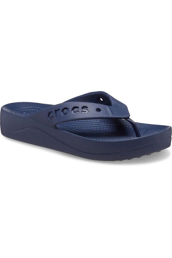 Crocs Navy Baya Platform Flip Slippers 208395 410 Trendyol
